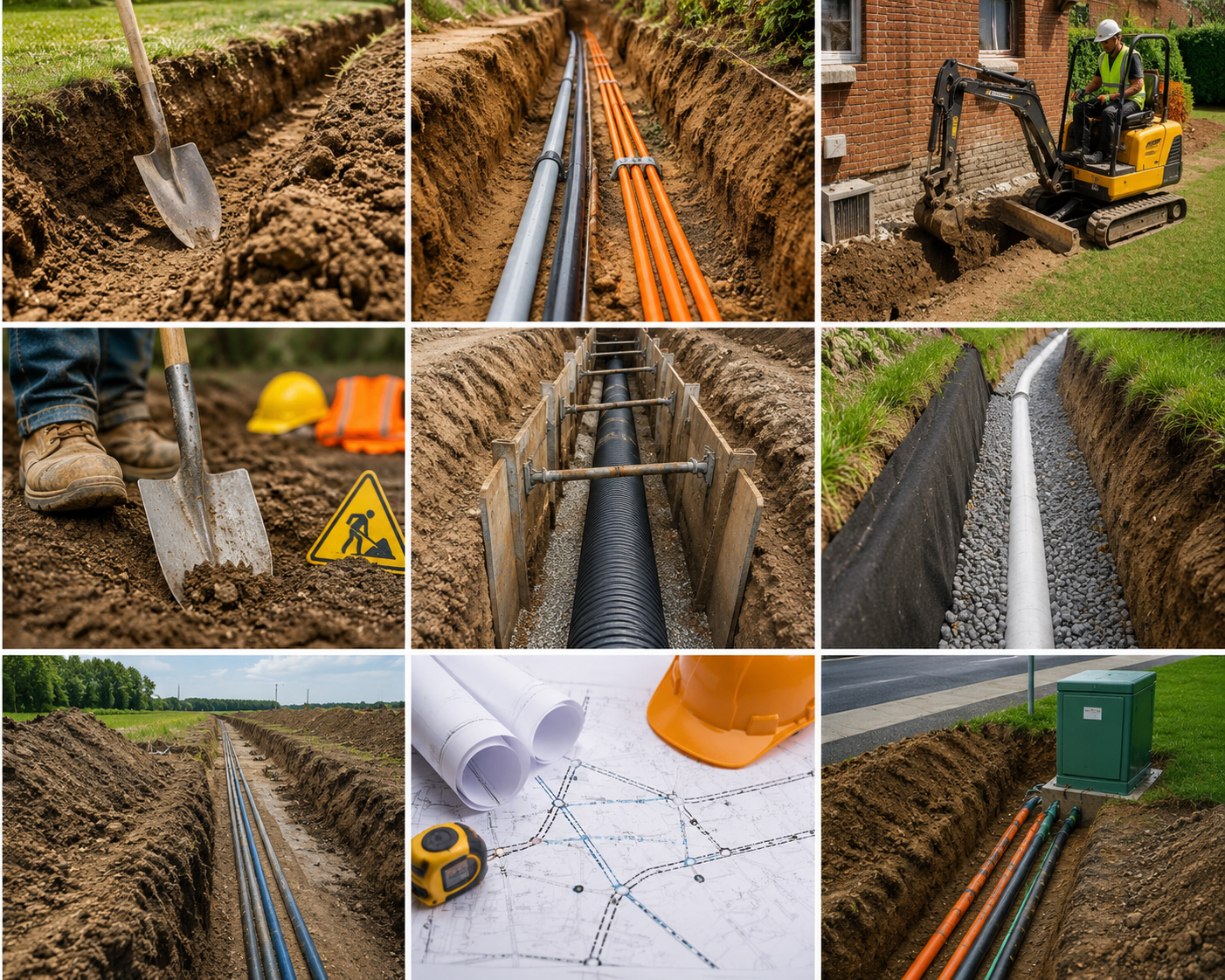 How to Dig a Trench in a Small or Confined Property Area