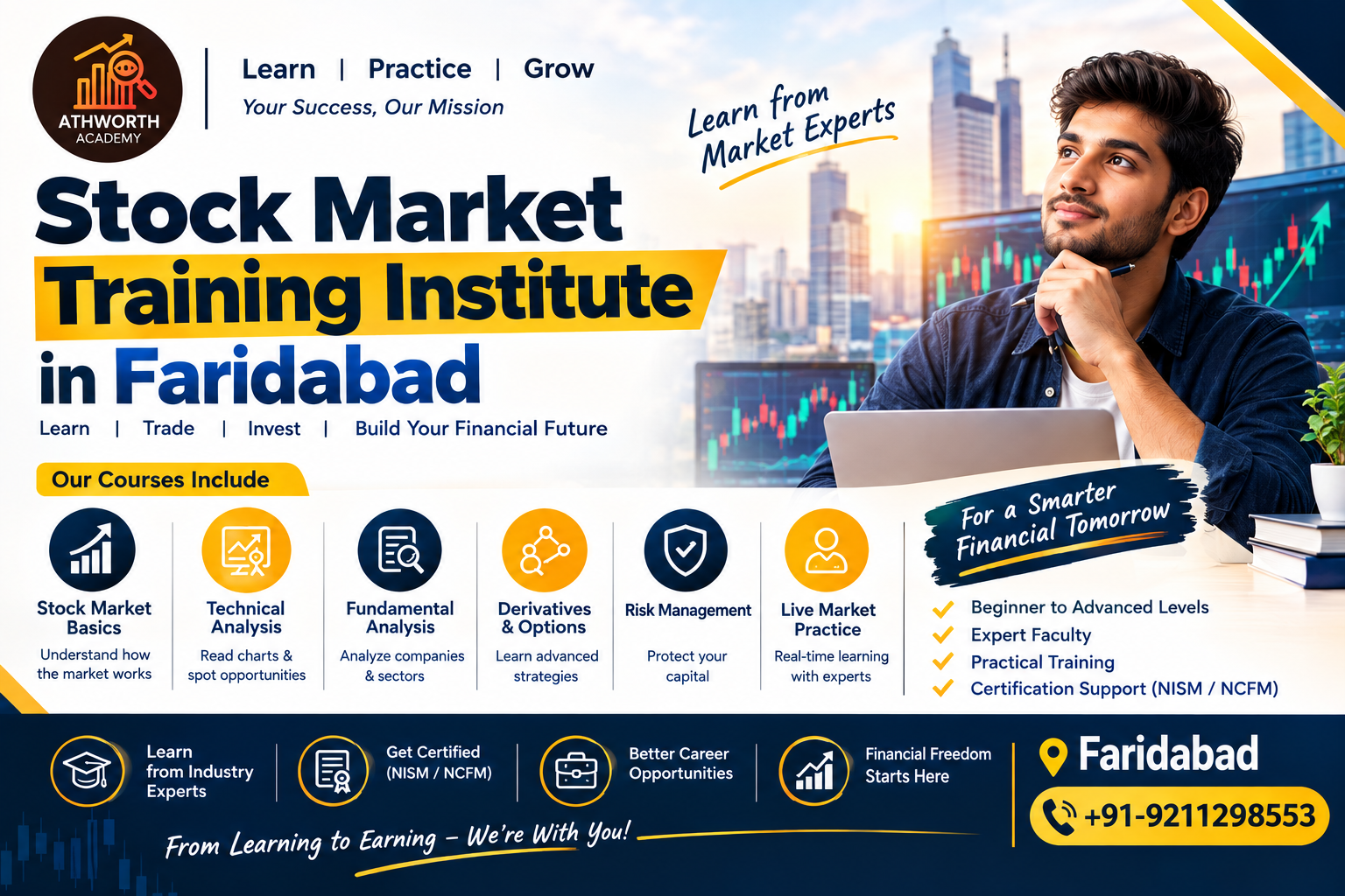 Learn Stock Market Trading in Faridabad with Practical Training
